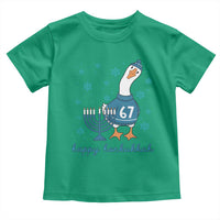 67 Six Seven Silly Goose Hanukkah Meme Toddler T Shirt Happy Honkukkah - Wonder Print Shop