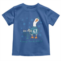 67 Six Seven Silly Goose Hanukkah Meme Toddler T Shirt Happy Honkukkah - Wonder Print Shop