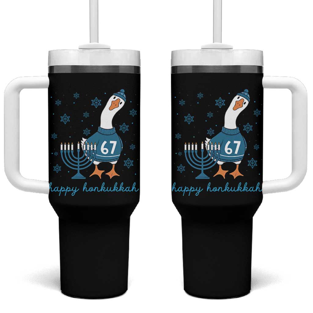 67 Six Seven Silly Goose Hanukkah Meme Tumbler With Handle Happy Honkukkah - Wonder Print Shop