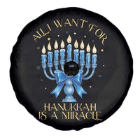 Funny Hanukkah Spare Tire Cover All I Want For Chanukkah Is A Miracle - Wonder Print Shop
