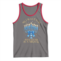Funny Hanukkah Tank Top All I Want For Chanukkah Is A Miracle - Wonder Print Shop