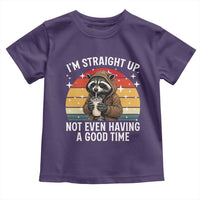 Funny Raccoon Meme Toddler T Shirt I Am Straight Up Not Even Having A Good Time - Wonder Print Shop