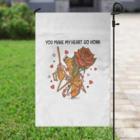 Marcus The Worm Valentine Meme Garden Flag You Make My Heart Go Honk - Wonder Print Shop