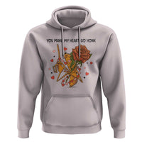 Marcus The Worm Valentine Meme Hoodie You Make My Heart Go Honk - Wonder Print Shop