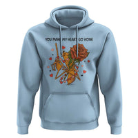Marcus The Worm Valentine Meme Hoodie You Make My Heart Go Honk - Wonder Print Shop