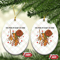 Marcus The Worm Valentine Meme Ceramic Ornament You Make My Heart Go Honk - Wonder Print Shop