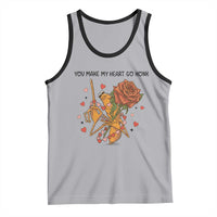 Marcus The Worm Valentine Meme Tank Top You Make My Heart Go Honk - Wonder Print Shop