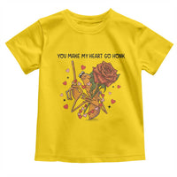Marcus The Worm Valentine Meme Toddler T Shirt You Make My Heart Go Honk - Wonder Print Shop