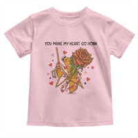 Marcus The Worm Valentine Meme Toddler T Shirt You Make My Heart Go Honk - Wonder Print Shop