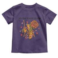 Marcus The Worm Valentine Meme Toddler T Shirt You Make My Heart Go Honk - Wonder Print Shop
