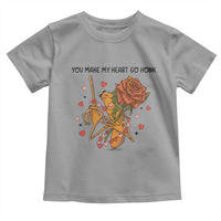 Marcus The Worm Valentine Meme Toddler T Shirt You Make My Heart Go Honk - Wonder Print Shop