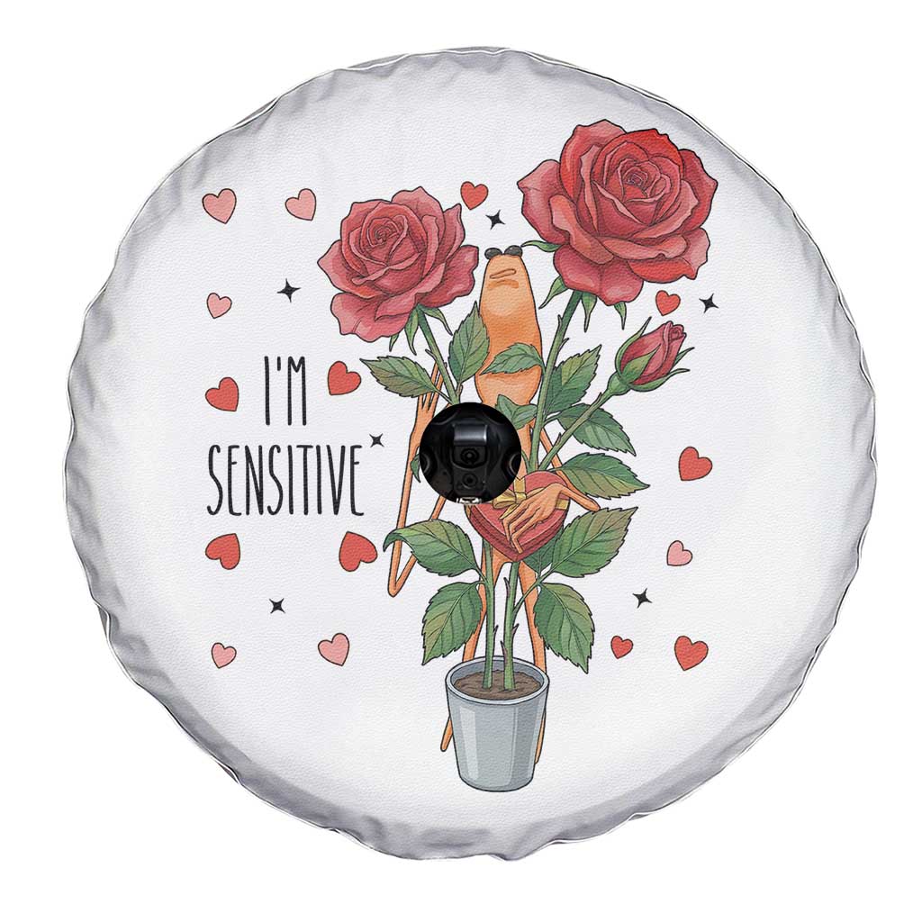 Marcus The Worm Valentine Meme Spare Tire Cover I Am Senstive - Wonder Print Shop