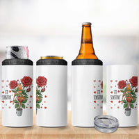 Marcus The Worm Valentine Meme 4 in 1 Can Cooler Tumbler I Am Senstive - Wonder Print Shop