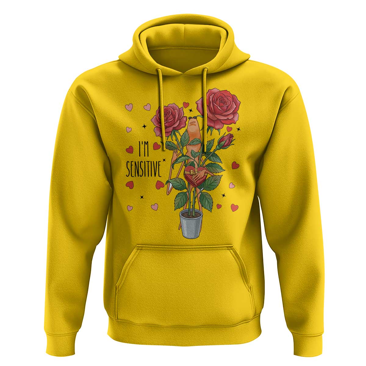 Marcus The Worm Valentine Meme Hoodie I Am Senstive - Wonder Print Shop