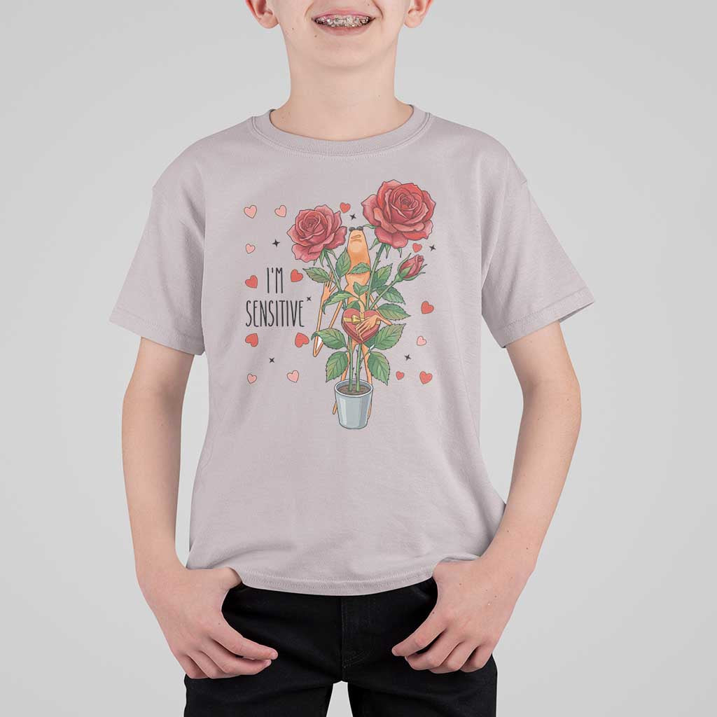 Marcus The Worm Valentine Meme T Shirt For Kid I Am Senstive - Wonder Print Shop
