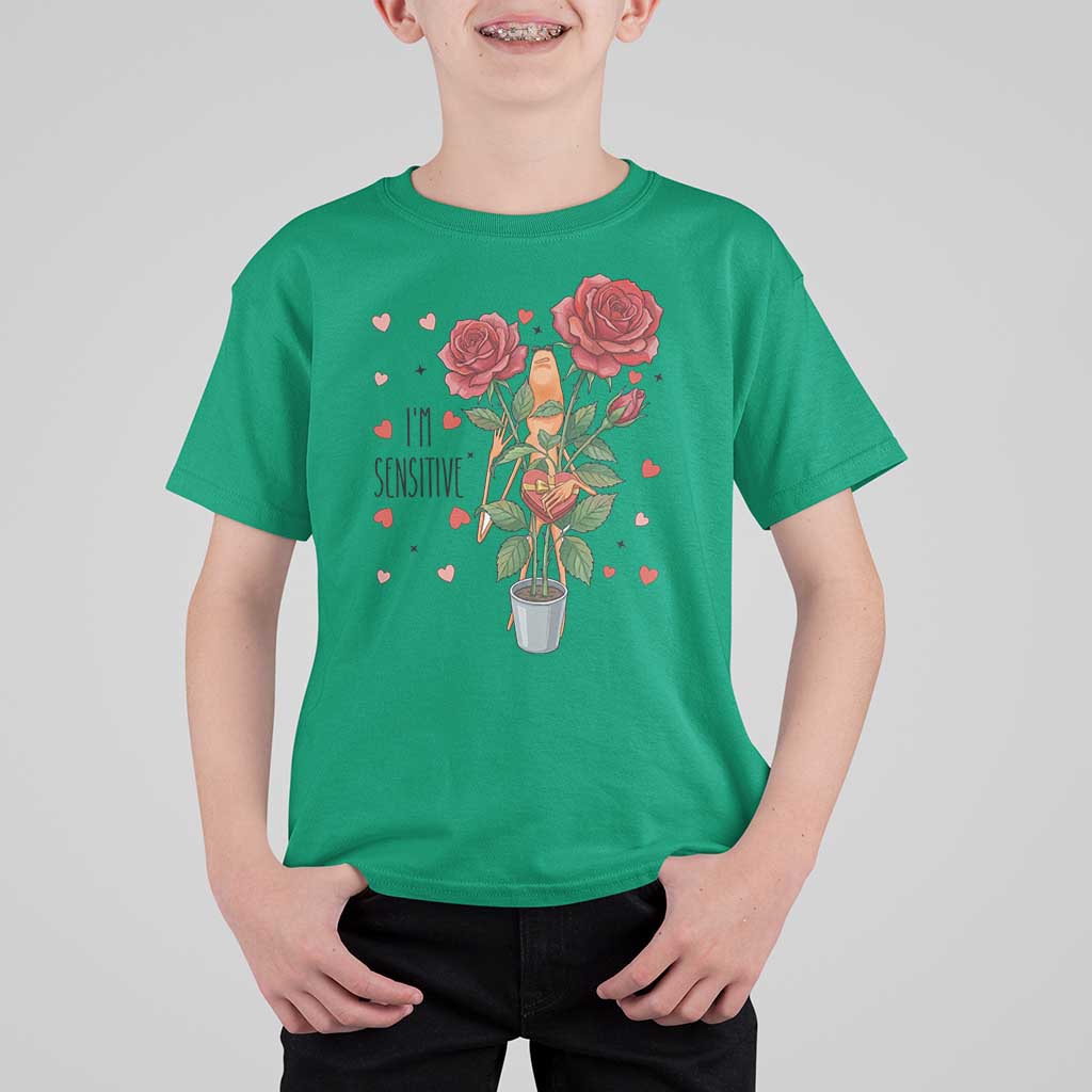 Marcus The Worm Valentine Meme T Shirt For Kid I Am Senstive - Wonder Print Shop