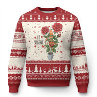 Marcus The Worm Valentine Meme Ugly Christmas Sweater I Am Senstive - Wonder Print Shop