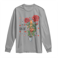 Marcus The Worm Valentine Meme Long Sleeve Shirt I Am Senstive - Wonder Print Shop