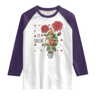Marcus The Worm Valentine Meme Raglan Shirt I Am Senstive - Wonder Print Shop