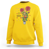 Marcus The Worm Valentine Meme Sweatshirt I Am Senstive - undefined