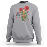 Marcus The Worm Valentine Meme Sweatshirt I Am Senstive - undefined