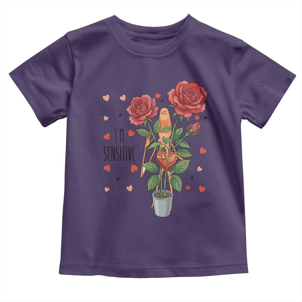 Marcus The Worm Valentine Meme Toddler T Shirt I Am Senstive - Wonder Print Shop
