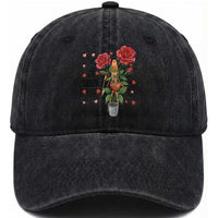 Marcus The Worm Valentine Meme Washed Cotton Baseball Cap I Am Senstive