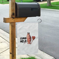 Marcus The Worm Valentine Meme Garden Flag Cupid Help - Wonder Print Shop