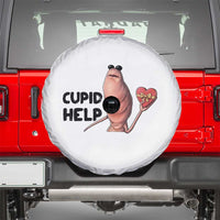 Marcus The Worm Valentine Meme Spare Tire Cover Cupid Help - undefined