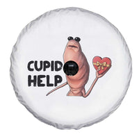 Marcus The Worm Valentine Meme Spare Tire Cover Cupid Help - undefined