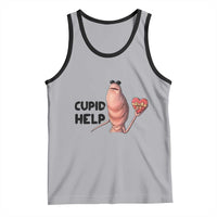 Marcus The Worm Valentine Meme Tank Top Cupid Help - Wonder Print Shop