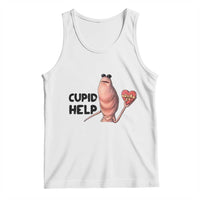 Marcus The Worm Valentine Meme Tank Top Cupid Help - Wonder Print Shop