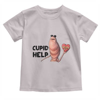 Marcus The Worm Valentine Meme Toddler T Shirt Cupid Help - Wonder Print Shop