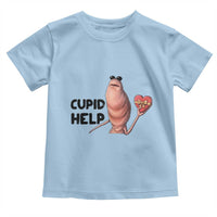 Marcus The Worm Valentine Meme Toddler T Shirt Cupid Help - Wonder Print Shop