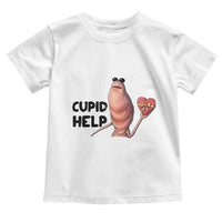 Marcus The Worm Valentine Meme Toddler T Shirt Cupid Help - Wonder Print Shop
