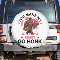 You Make My Heart Go Honk Spare Tire Cover Funny Bigfoot Valentine Meme - Wonder Print Shop