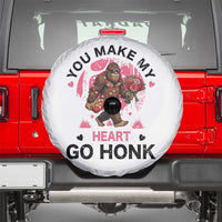 You Make My Heart Go Honk Spare Tire Cover Funny Bigfoot Valentine Meme - Wonder Print Shop