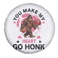 You Make My Heart Go Honk Spare Tire Cover Funny Bigfoot Valentine Meme - Wonder Print Shop