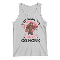 You Make My Heart Go Honk Tank Top Funny Bigfoot Valentine Meme - Wonder Print Shop