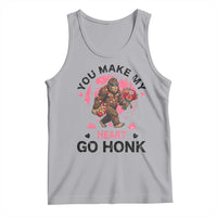 You Make My Heart Go Honk Tank Top Funny Bigfoot Valentine Meme - Wonder Print Shop