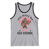 You Make My Heart Go Honk Tank Top Funny Bigfoot Valentine Meme - Wonder Print Shop