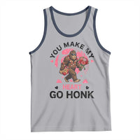 You Make My Heart Go Honk Tank Top Funny Bigfoot Valentine Meme - Wonder Print Shop