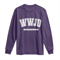 Funny Christian Long Sleeve Shirt WWJD Probably Flip Tables - Wonder Print Shop
