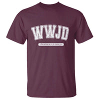 Funny Christian T Shirt WWJD Probably Flip Tables - Wonder Print Shop