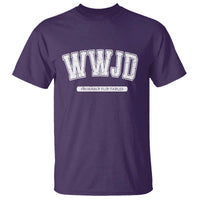 Funny Christian T Shirt WWJD Probably Flip Tables - Wonder Print Shop