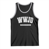 Funny Christian Tank Top WWJD Probably Flip Tables - Wonder Print Shop