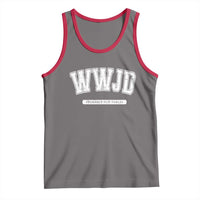 Funny Christian Tank Top WWJD Probably Flip Tables - Wonder Print Shop