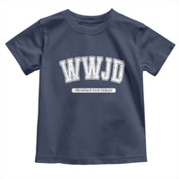 Funny Christian Toddler T Shirt WWJD Probably Flip Tables - Wonder Print Shop