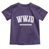 Funny Christian Toddler T Shirt WWJD Probably Flip Tables - Wonder Print Shop