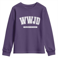 Funny Christian Youth Sweatshirt WWJD Probably Flip Tables - Wonder Print Shop